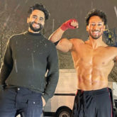 Tiger Shroff goes shirtless in sub zero temperature on the sets of Ganapath; Jackky Bhagnani calls him Hero No. 1