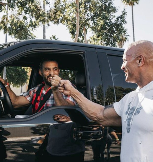Dwayne Johnson surprises fan by giving his personal pickup truck, says "Merry Christmas to you and your family!"