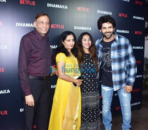 Photos: Celebs grace the special screening of Dhamaka