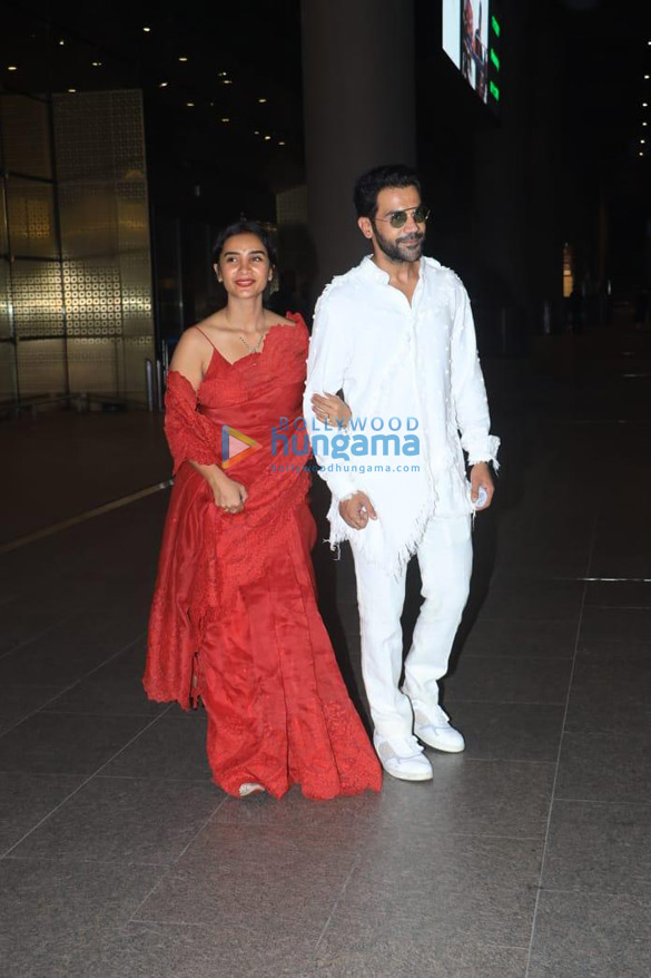 Photos: Rajkummar Rao and Patralekha return to Mumbai after marriage Photos: Rajkummar Rao and Patralekha return to Mumbai after marriage
