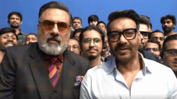 Ajay Devgn and Boman Irani announce the wrap of Runway 34 while eating a wrap; watch