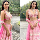 Kiara Advani revels in grandiosity in raspberry pink and cream organza Arpita Mehta lehenga worth Rs. 3.25 lakh 