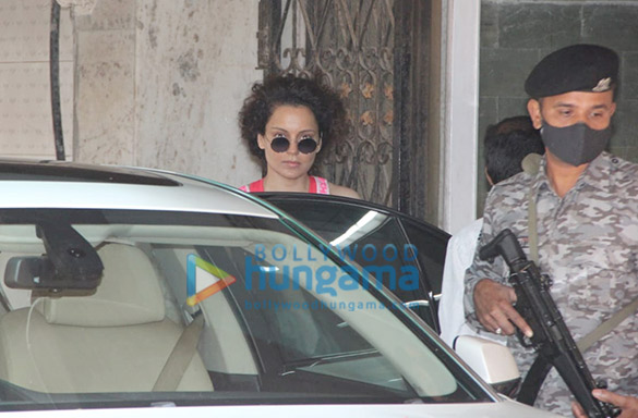 Photos: Kangana Ranaut spotted outside the gym