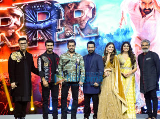 Photos: Salman Khan, Karan Johar, SS Rajamouli, NTR Jr, Ram Charan and Alia Bhatt snapped at the RRR promotional event in Mumbai