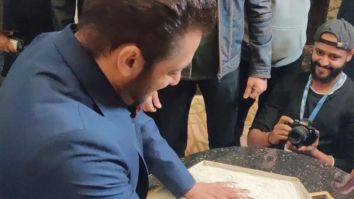 Salman Khan’s hand prints added to Wall of Fame in Saudi Arabia, watch video