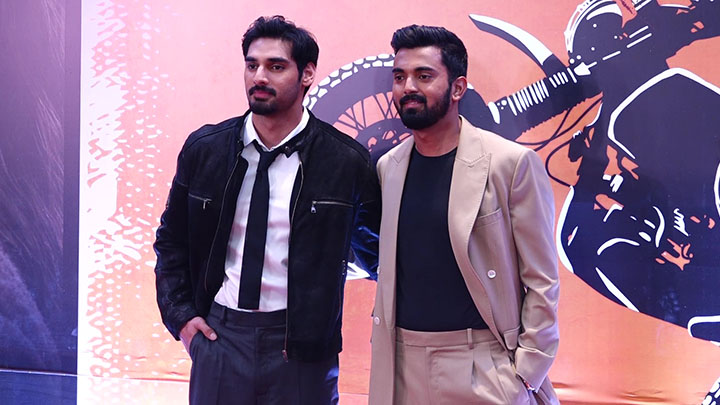 Spotted: Ahan Shetty and Milan Luthria at the red carpet of Tadap Spotted: Ahan Shetty and Milan Luthria at the red carpet of Tadap