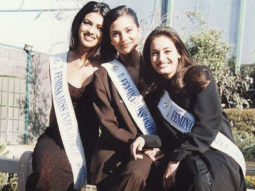Dia Mirza is all smiles with Priyanka Chopra and Lara Dutta in throwback picture from their Miss India days