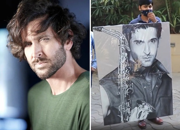 Hrithik Roshan’s fan makes an acrylic painting of the actor on his birthday; reveals it took him a month to complete