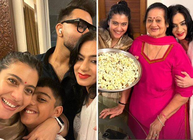 Kajol celebrates Lohri with son Yug and Ajay Devgn's family; see pics : Bollywood News - Vimarsana News