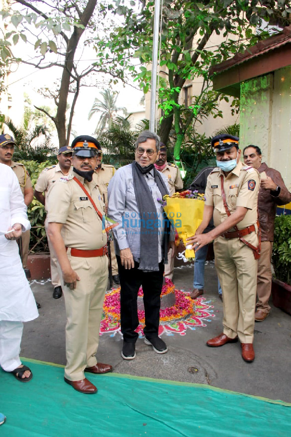 Photos: Subhash Ghai spotted at flag hosting at Mount Mary on Republic Day 2022