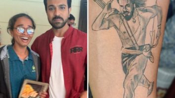 Ram Charan’s fan gets a tattoo of the actor in his RRR avatar