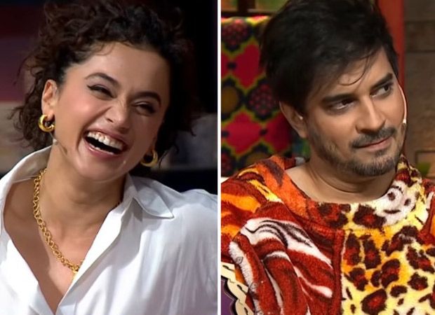 The Kapil Sharma Show: Taapsee Pannu laughs as Tahir Raj answers if they 'Sanitized Lips' for Looop Lapeta kiss scene