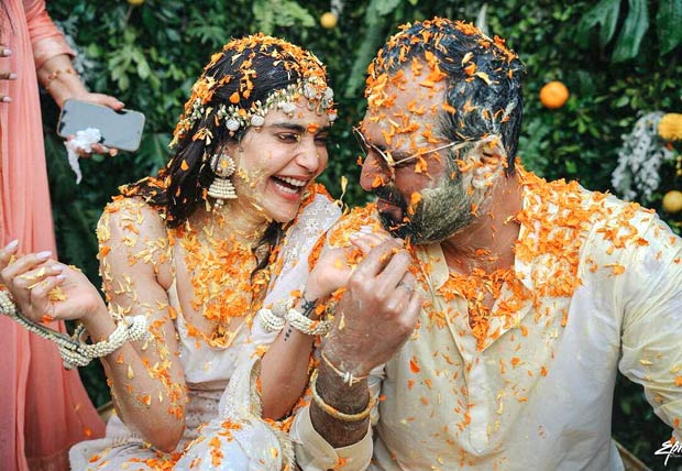Karishma Tanna shares Haldi ceremony photos with husband-to-be Varun Bangera, see photos and videos