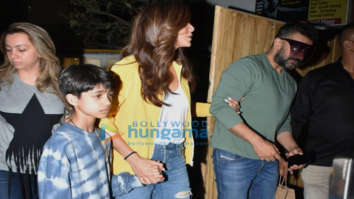 Photos: Shilpa Shetty snapped with her husband Raj Kundra and their son in Bandra