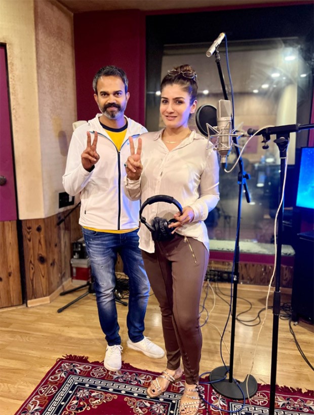 Raveena Tandon completes dubbing for KGF: Chapter 2: 'What a pleasure to work with you'