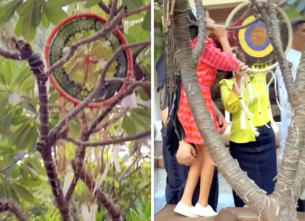 Akshay Kumar and Twinkle Khanna spend quality time with their children Aarav, Nitara as they hang dreamcatcher in their lawn: 'Humming a happy song' : Bollywood News - Vimarsana News