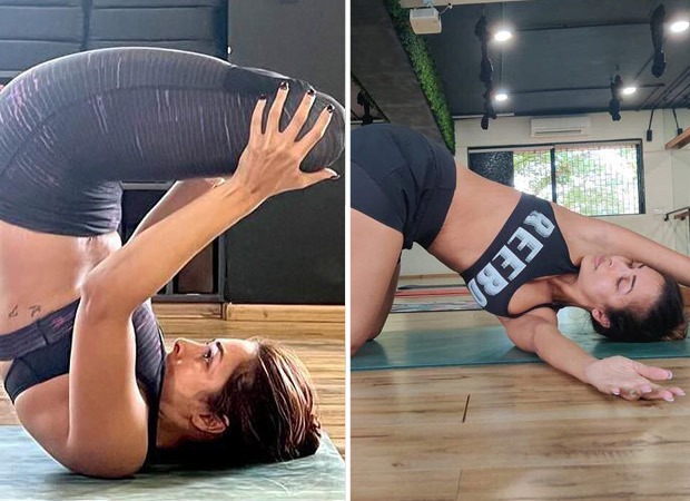 Malaika Arora flaunts her insane Yoga skills in latest post; baffled fans ask- "Where are your legs?" : Bollywood News - Vimarsana News