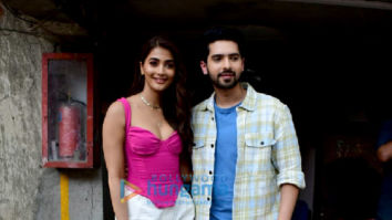 Photos: Pooja Hegde and Armaan Malik pose together for the paparazzi as they get spotted in the city