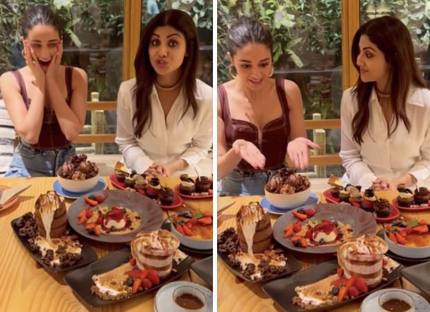 Shilpa Shetty enjoys Sunday binge-eating with special guests Ananya Panday and Chunky Pandey, watch video