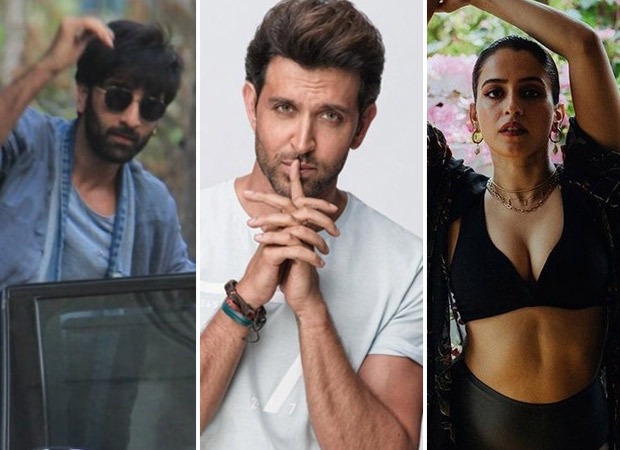 Trending Bollywood Pics From Ranbir Kapoor sporting a new look to Hrithik Roshan's family pampering his rumoured girlfriend Saba Azad to Sanya Malhotra stunning in a black bikini, here are today’s top trending entertainment images