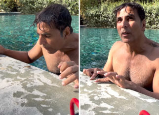 Akshay Kumar saves a dragonfly while swimming in the pool; Twinkle Khanna praises him