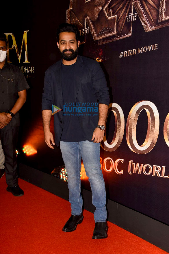 Photos Ram Charan, Jr. NTR, SS Rajamouli and others snapped at the success bash of their film RRR (3)