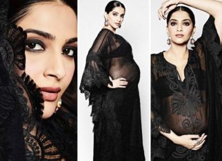 Pregnant Sonam Kapoor sets maternity fashion goals in black kaftan worth Rs. 38,117