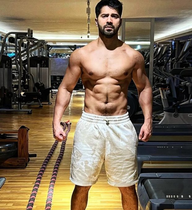 Varun Dhawan Impresses Fans With Shirtless Photo Flaunting His Abs As He Shoots Bawaal In