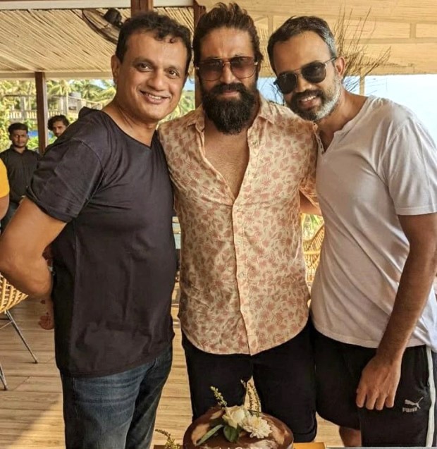 Yash, Prashanth Neel, and Vijay Kiragandur cut cake, toast to the global success of KGF – Chapter 2: ‘This is only the beginning’ Yash, Prashanth Neel, and Vijay Kiragandur cut cake, toast to the global success of KGF – Chapter 2: ‘This is only the beginning’