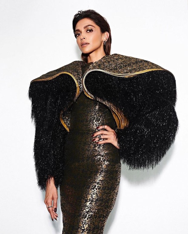 Cannes 2022: Deepika Padukone brings drama and elegance in gold-and-black Louis Vuitton gown for ‘Elvis’ premiere
