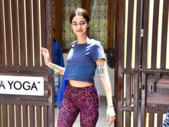 Photos: Ananya Panday snapped after her Yoga class in Bandra