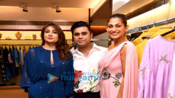 Photos: Kubbra Sait, Urvashi Dholakia and others snapped at the unveiling of designer Rajat Tangri’s new collection at Aza