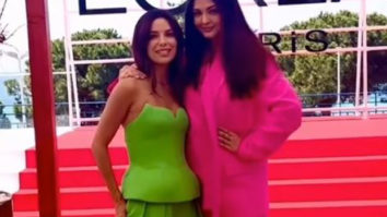 Cannes 2022: Aishwarya Rai Bachchan makes first appearance in a pink pantsuit by Valentino; poses with Eva Longoria
