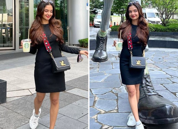 Anushka Sen looks adorable in a Calvin Klein dress in Seoul, prepares for her Korean drama debut : Bollywood News – Bollywood Hungama