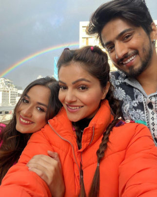 Khatron Ke Khiladi 12 contestant Rubina shares pictures from Cape Town as Jannat Zubair poses in front of a chopper