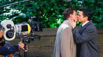 Maestro: Bradley Cooper and Matt Bomer share a kiss on New York set of Leonard Bernstein biopic