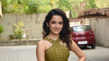 Photos: Shirley Setia snapped during the film promotions of Nikamma