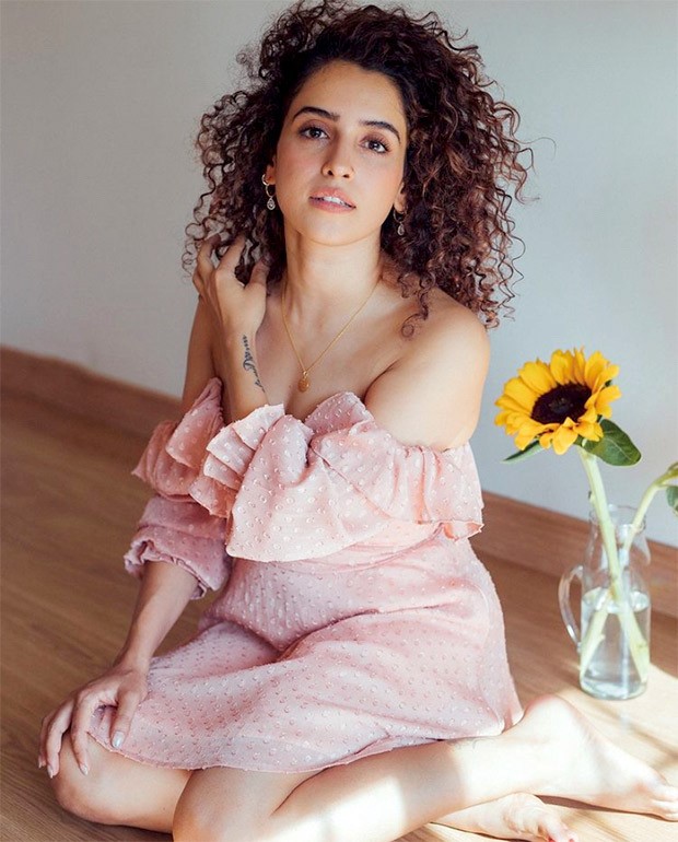 Sanya Malhotra is summer ready in blush pink off-shoulder dress in her latest photo-shoot