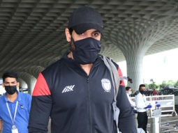 John Abraham spotted at airport in a sporty avatar