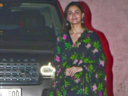 Mom-to-be Alia Bhatt spotted in a black salwar