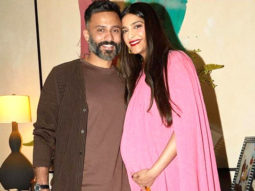 Parents-to-be Sonam Kapoor and Anand Ahuja pose for paps