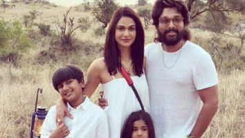 Pushpa star Allu Arjun poses with wife Sneha and kids as they holiday in Tanzania ahead of Pushpa 2 shoot