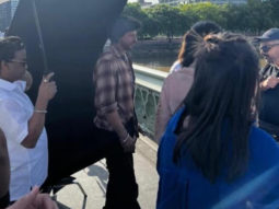 Shah Rukh Khan sports messy hairdo look and plaid shirt in leaked Dunki photos from London