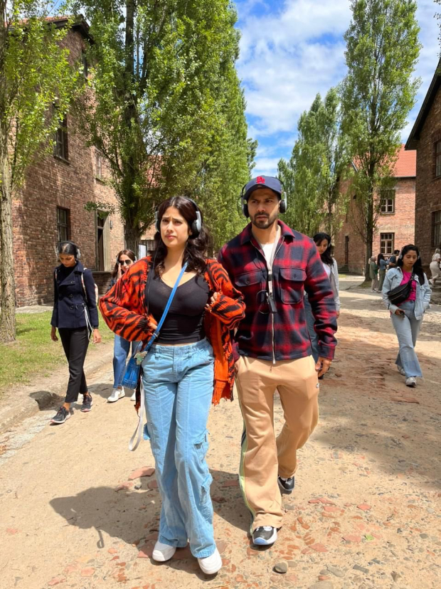 Varun Dhawan and Janhvi Kapoor visit the Auschwitz Nazi Camp in Poland for the next schedule 