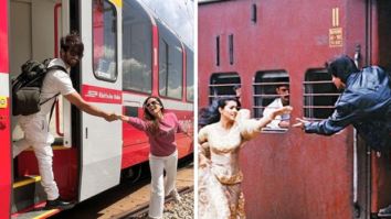 DDLJ in Switzerland once again! Shahid Kapoor and Mira Rajput recreate this iconic scene of Shah Rukh Khan and Kajol