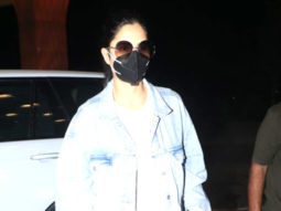 Katrina Kaif spotted at the airport sporting a denim jacket