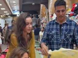 Akshay Kumar takes his reel sisters for shopping in Lucknow