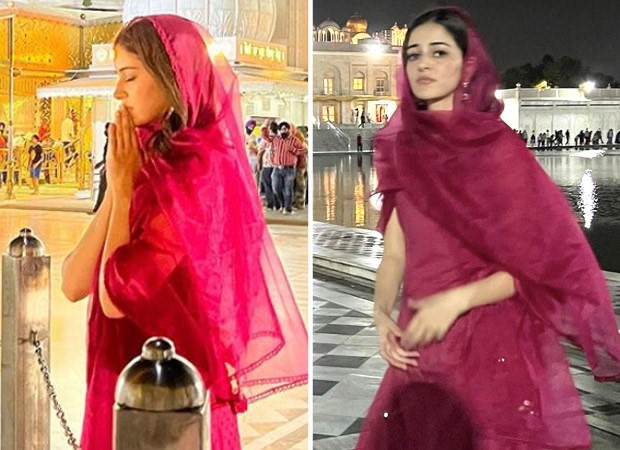 Ananya Panday seeks blessings at Delhi's Bangla Sahib ahead of Liger release, shares pictures : Bollywood News - Vimarsana News