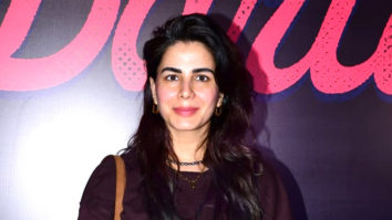 Kirti Kulhari attends Darlings screening in a comfy outfit and blue hair