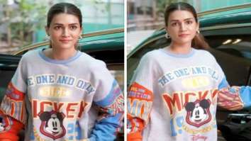 Kriti Sanon keeps it trendy in Pull & Bear sweatshirt worth Rs. 4K and ripped denim jeans as she gets snapped in the city